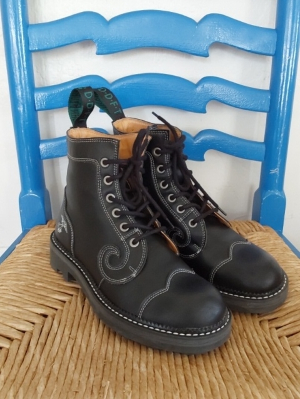 John Fluevog Derby Swirl Vegan Boots